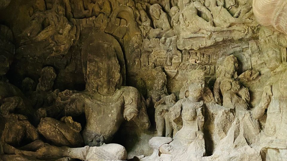 Mumbai: Elephanta Island and Elephanta Caves Guided Tour - Touring the Elephanta Caves: UNESCO Rock-Cut Temples, Up Close