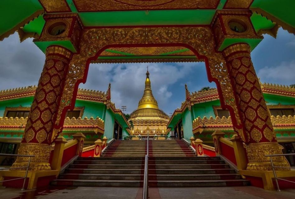 Mumbai: Private Global Pagoda Tour in Air-Conditioned Car - What you’ll see at the pagoda: golden color, huge dome, quiet purpose